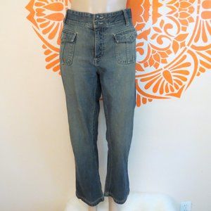 Bill Blass Retro Style Wide Leg Jeans 32P